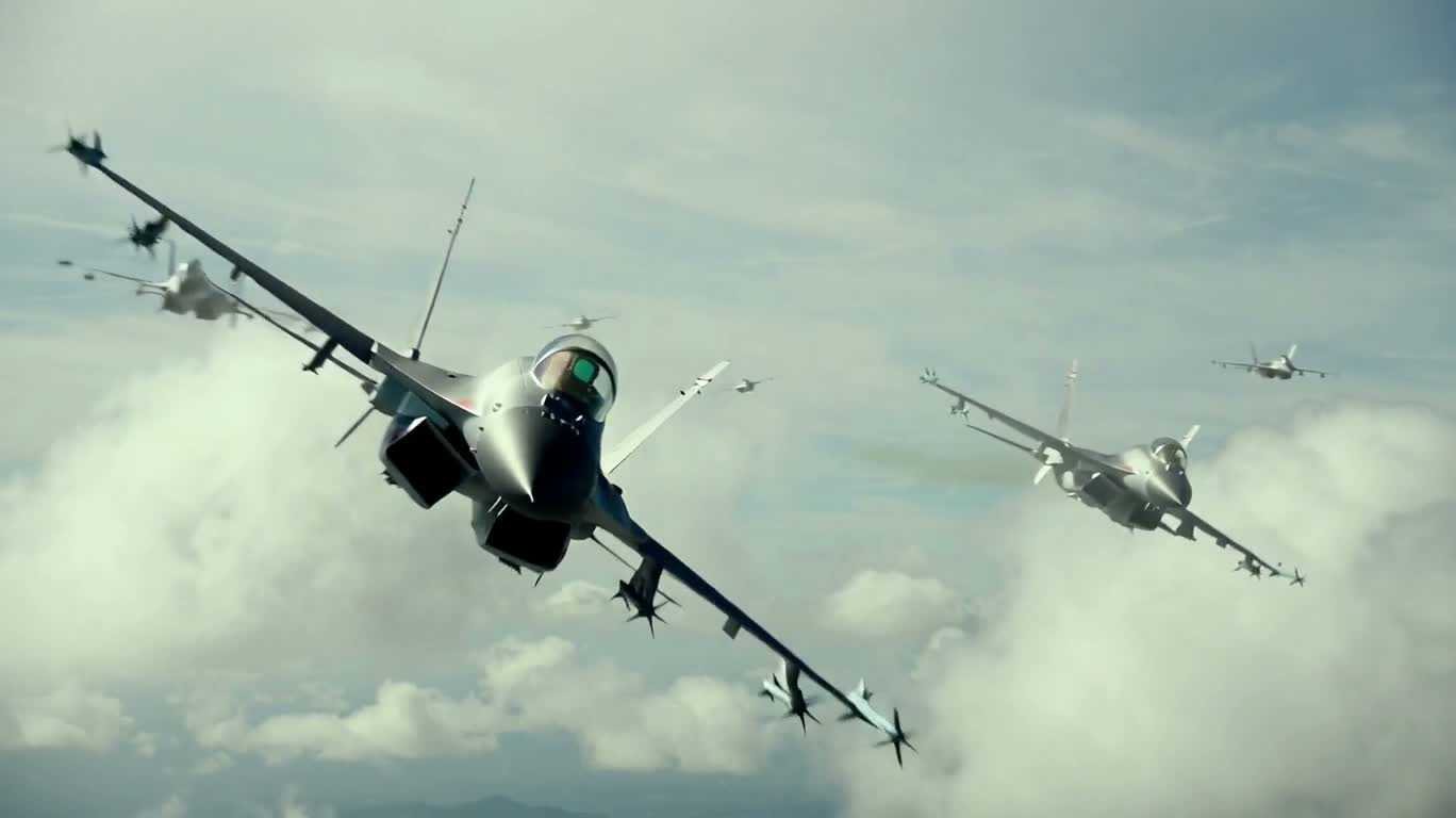 Duel aérien dans les nuages : l'instant du pilote