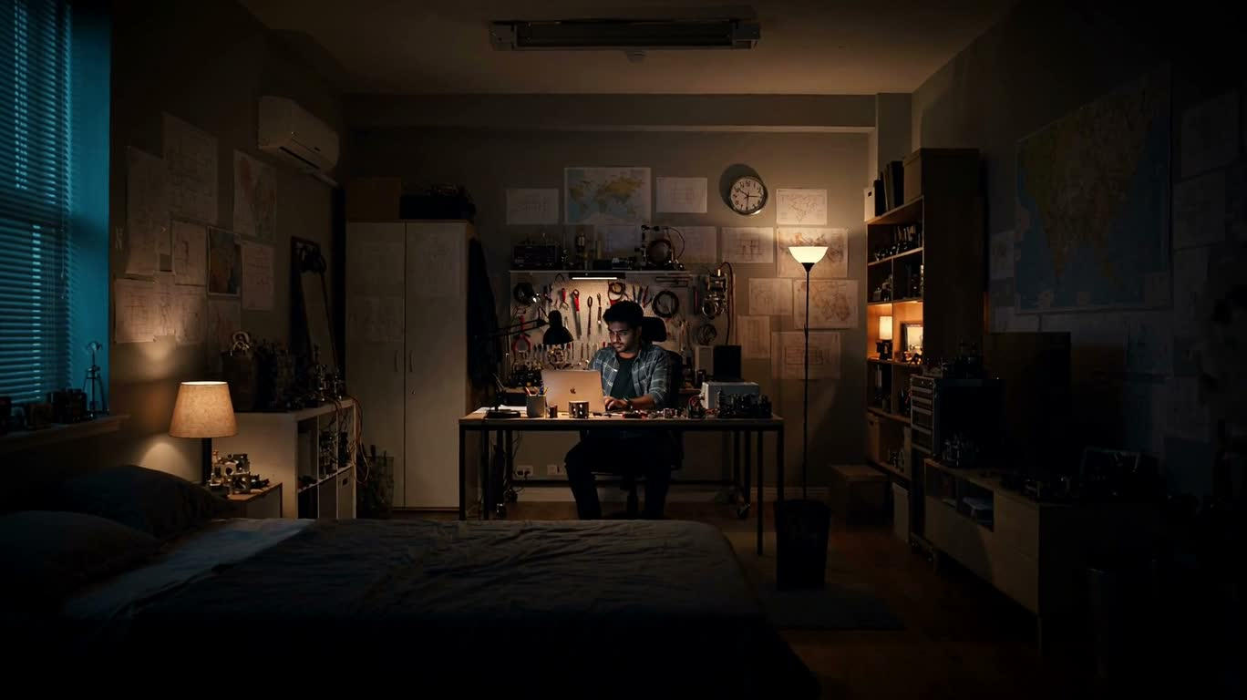 Atelier de fusion dans la chambre