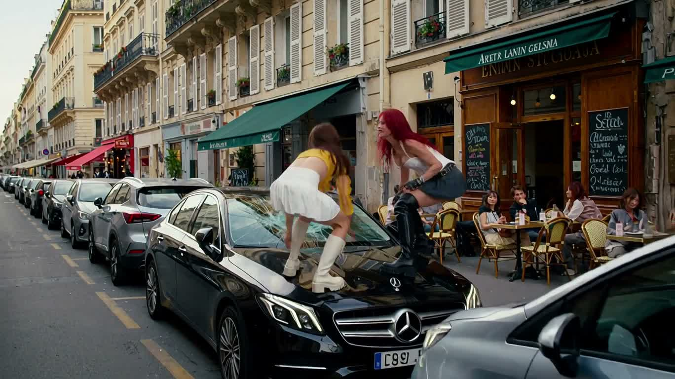 Duel sur les toits urbains