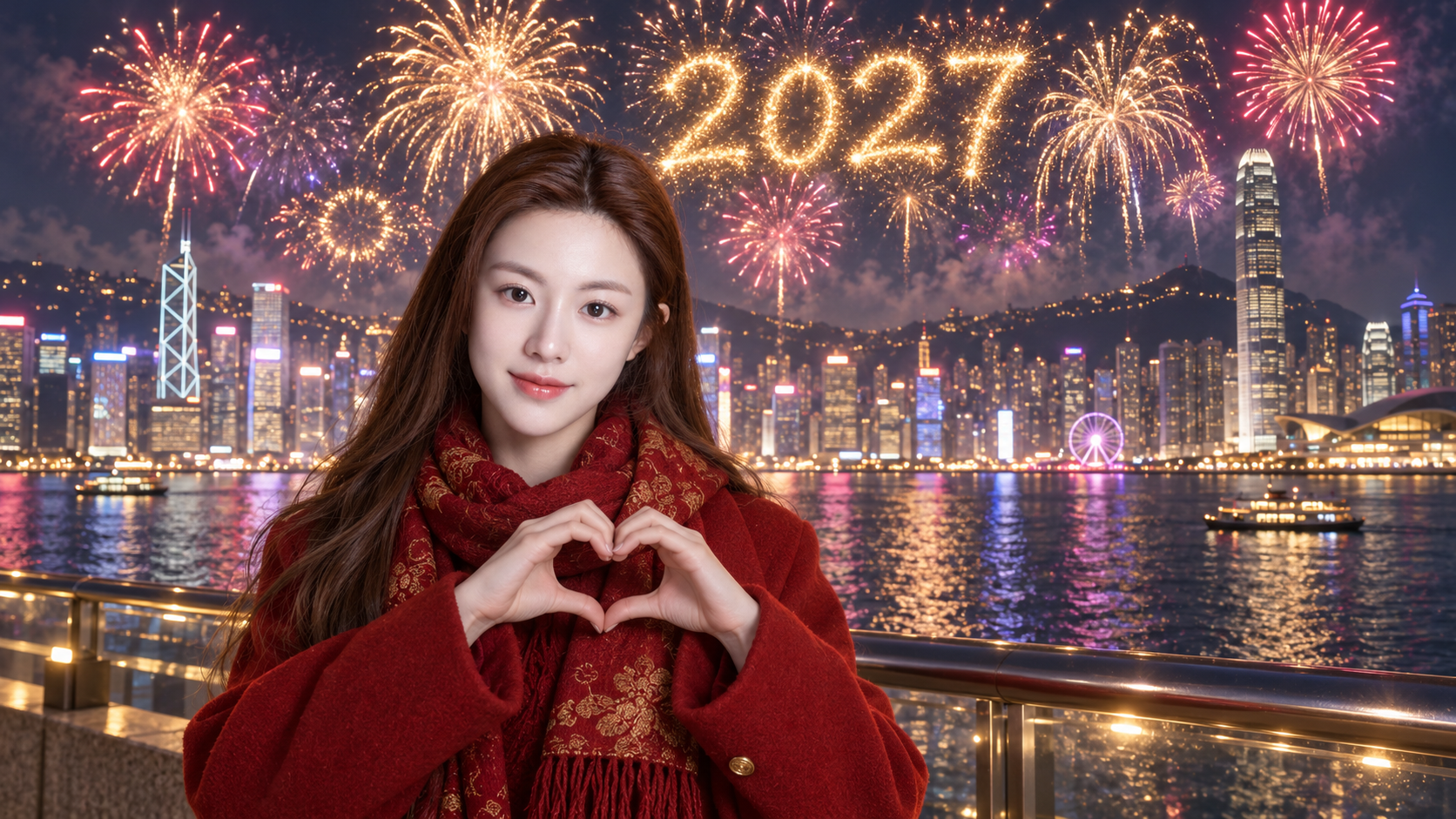 Pháo hoa Tết Dương lịch 2027 tại Cảng Victoria, Hồng Kông