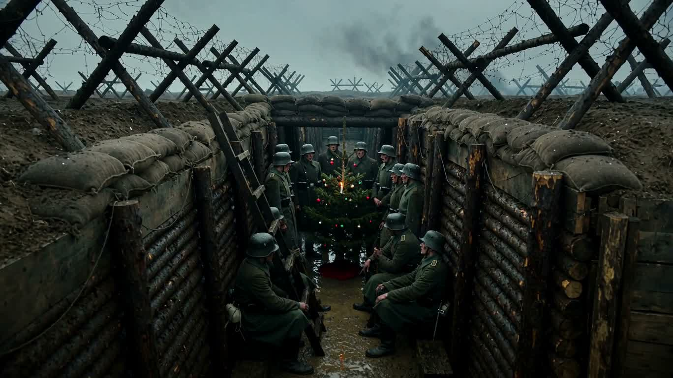 Christmas Glimmer in the Trenches
