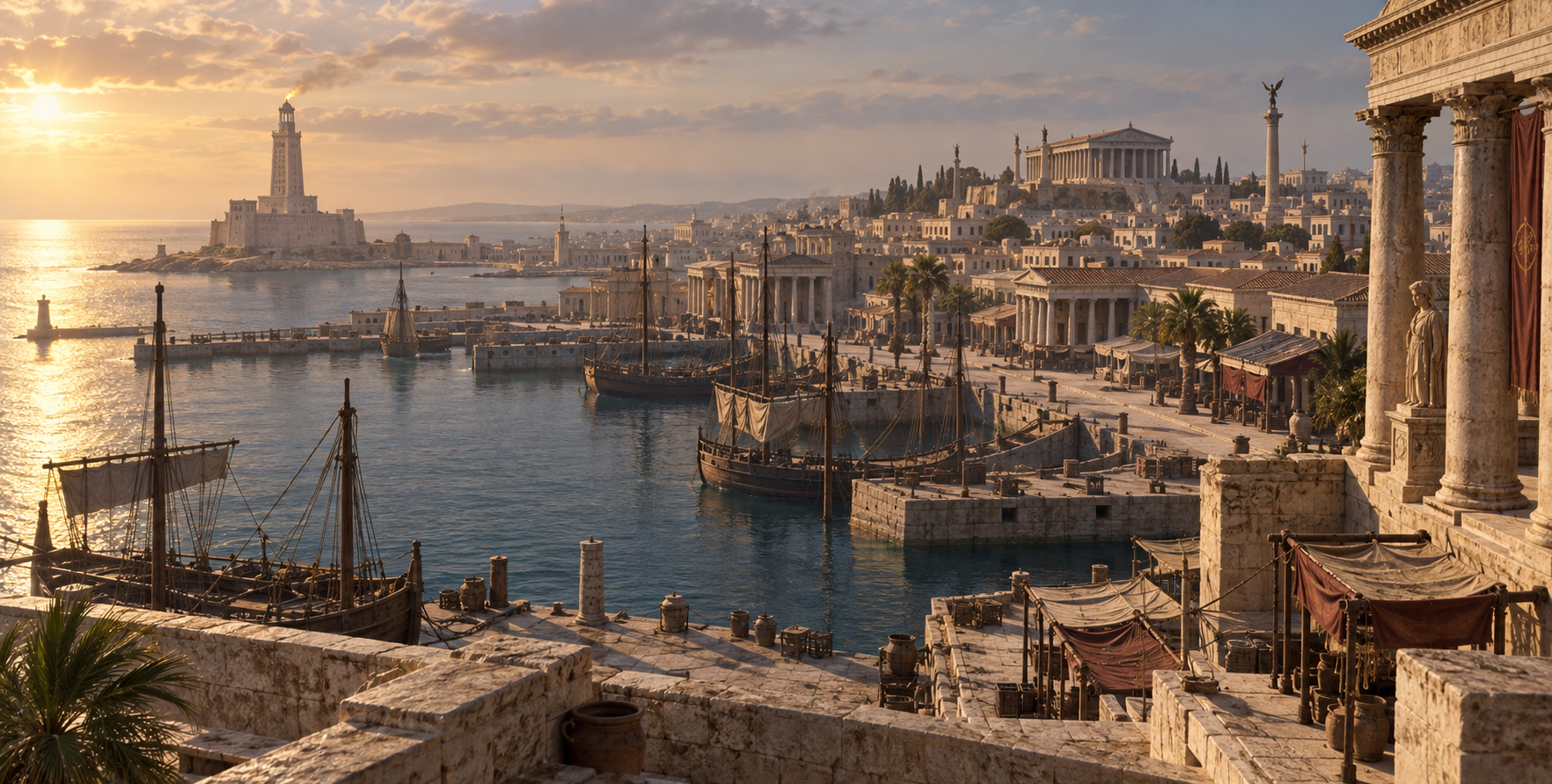 Tái dựng Alexandria cổ đại sau sự sụp đổ của Cleopatra