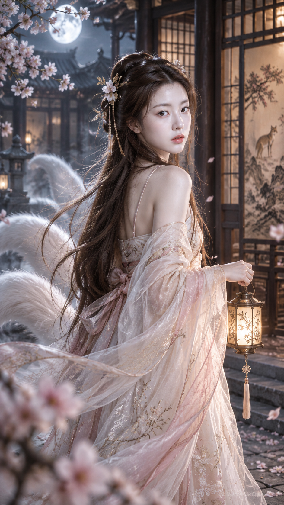 东方志怪电影感异魅女子