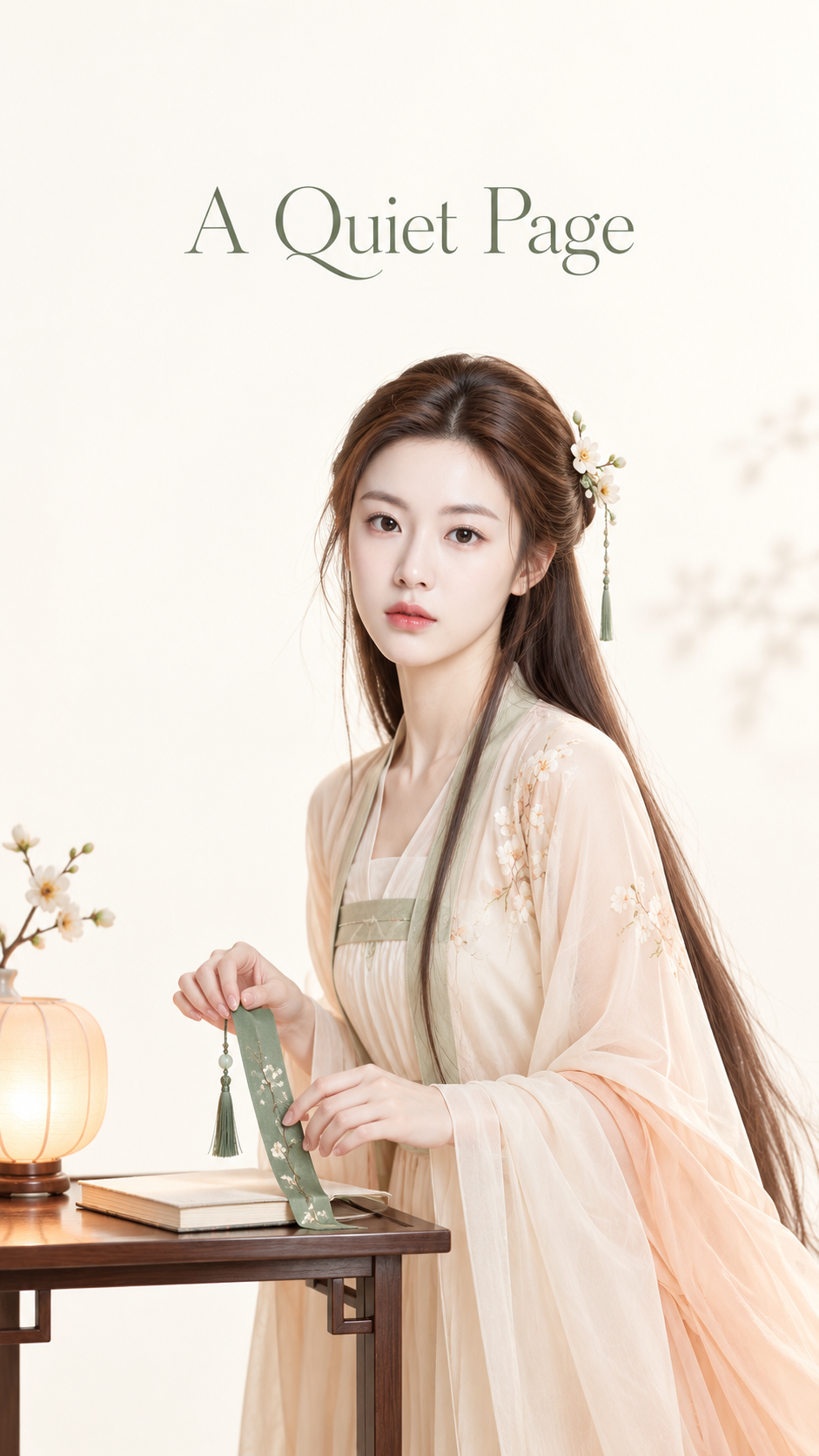 동양 선(禪) 미니멀 북마크 표지 포스터