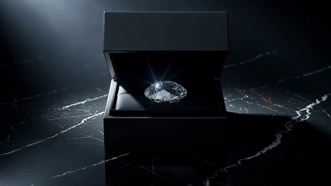 Diamant de tonnerre : publicité de bijoux de luxe