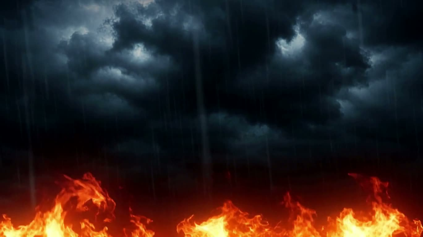 Foi inébranlable dans les flammes de la tempête