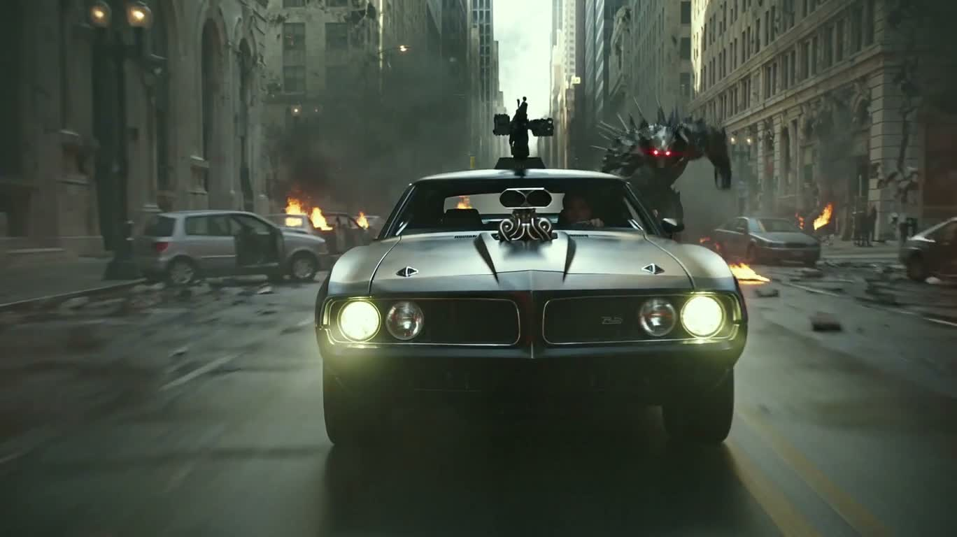 Rues enflammées : la métamorphose de la muscle car noire
