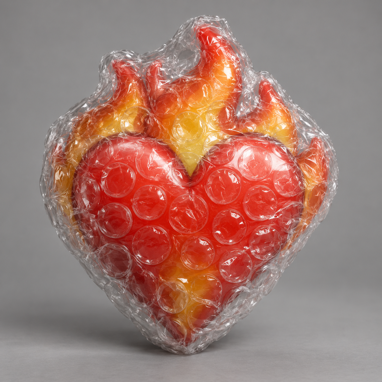 ❤️🔥气泡膜包裹表情符号