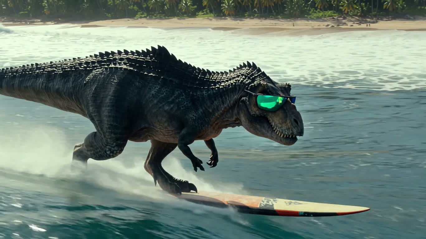 T-Rex Surfing
