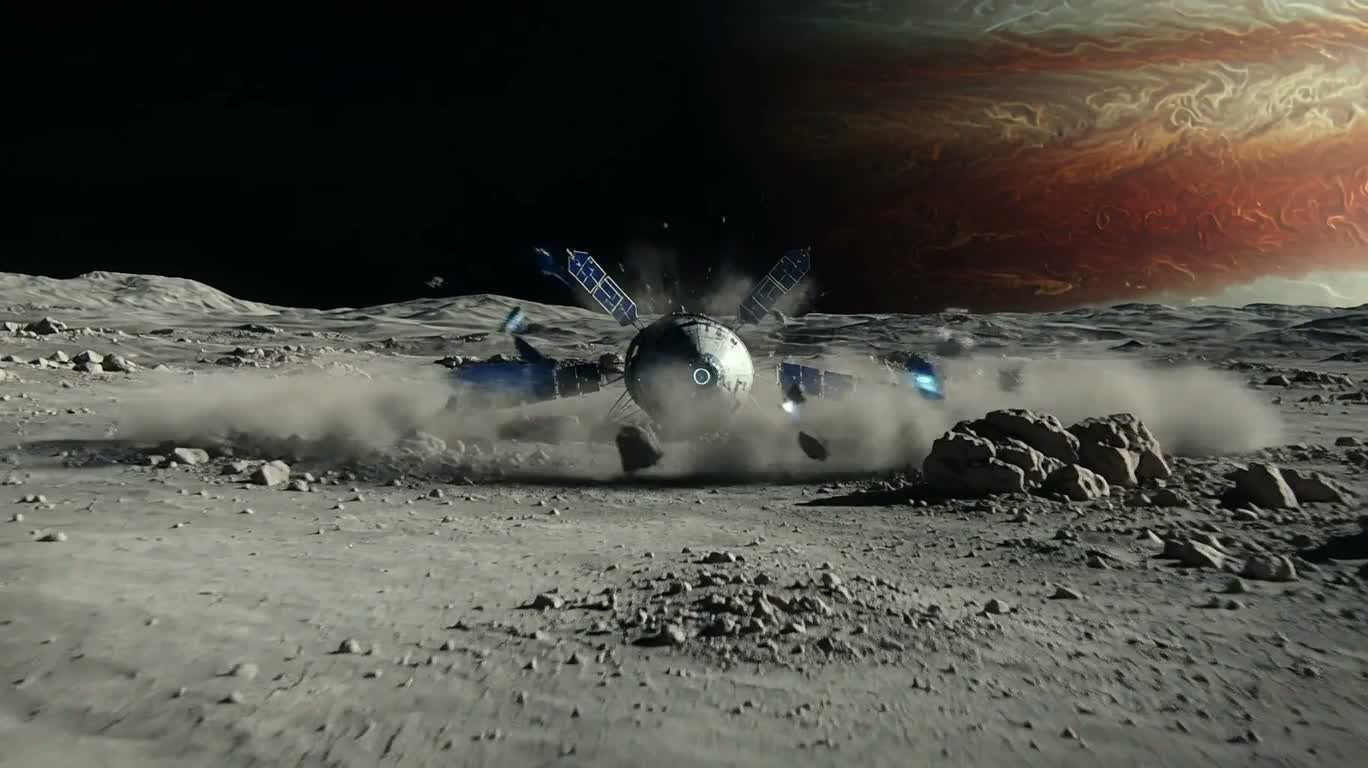 外星月面机械哨兵觉醒