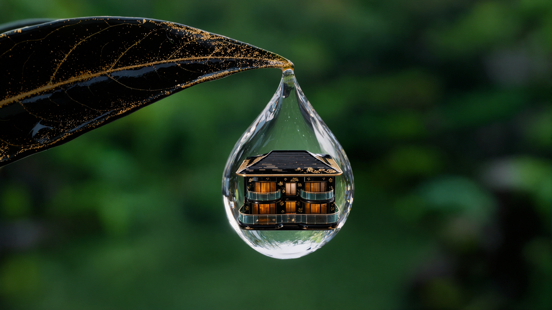 雨滴旅馆 · 黑金漆艺