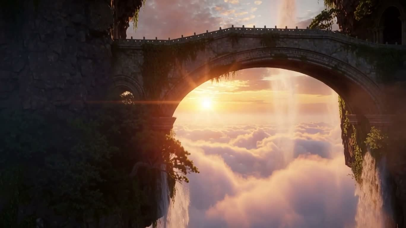Garden Suspended in a Sea of Clouds