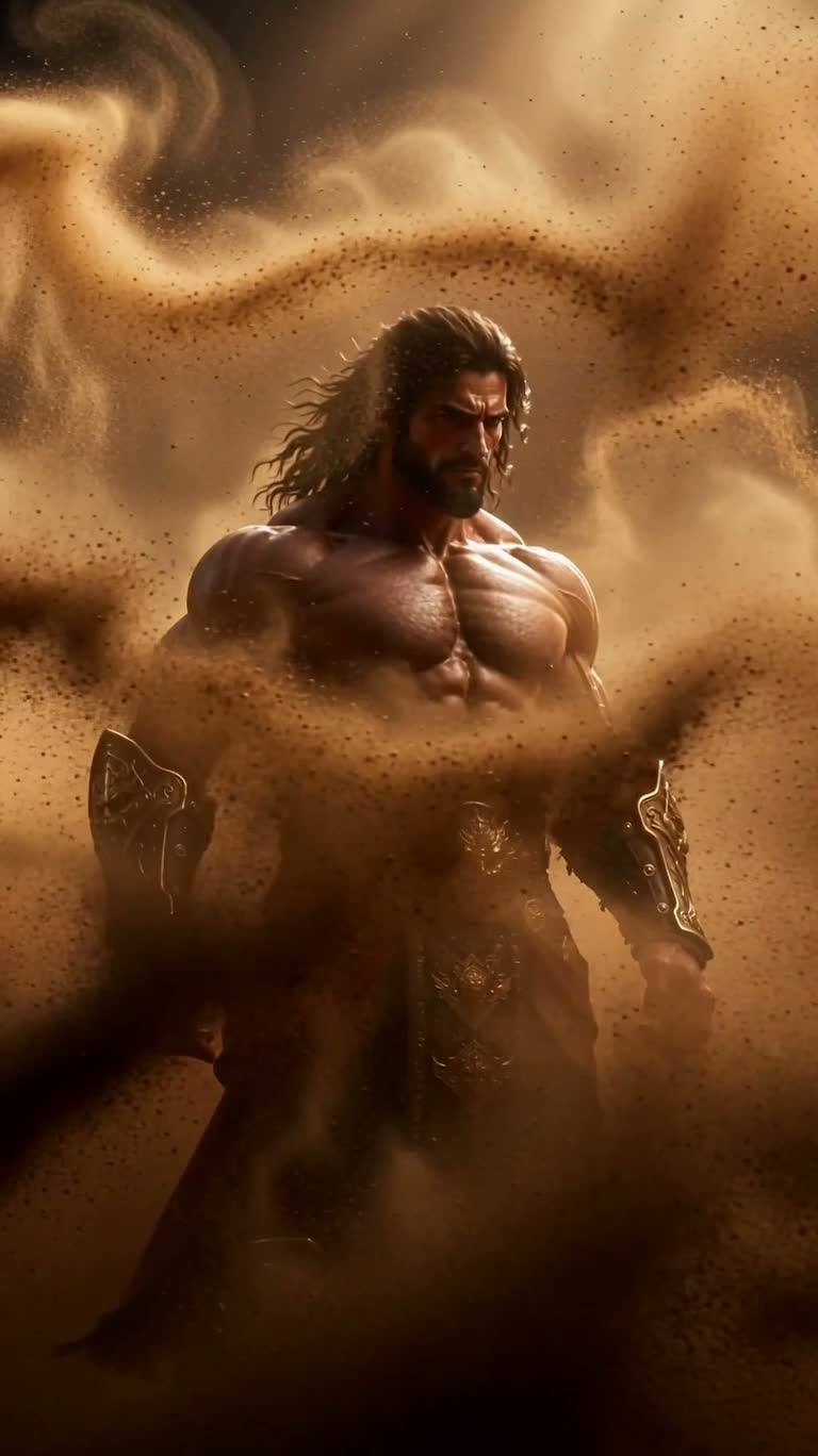Portrait of the Sandstorm Warrior