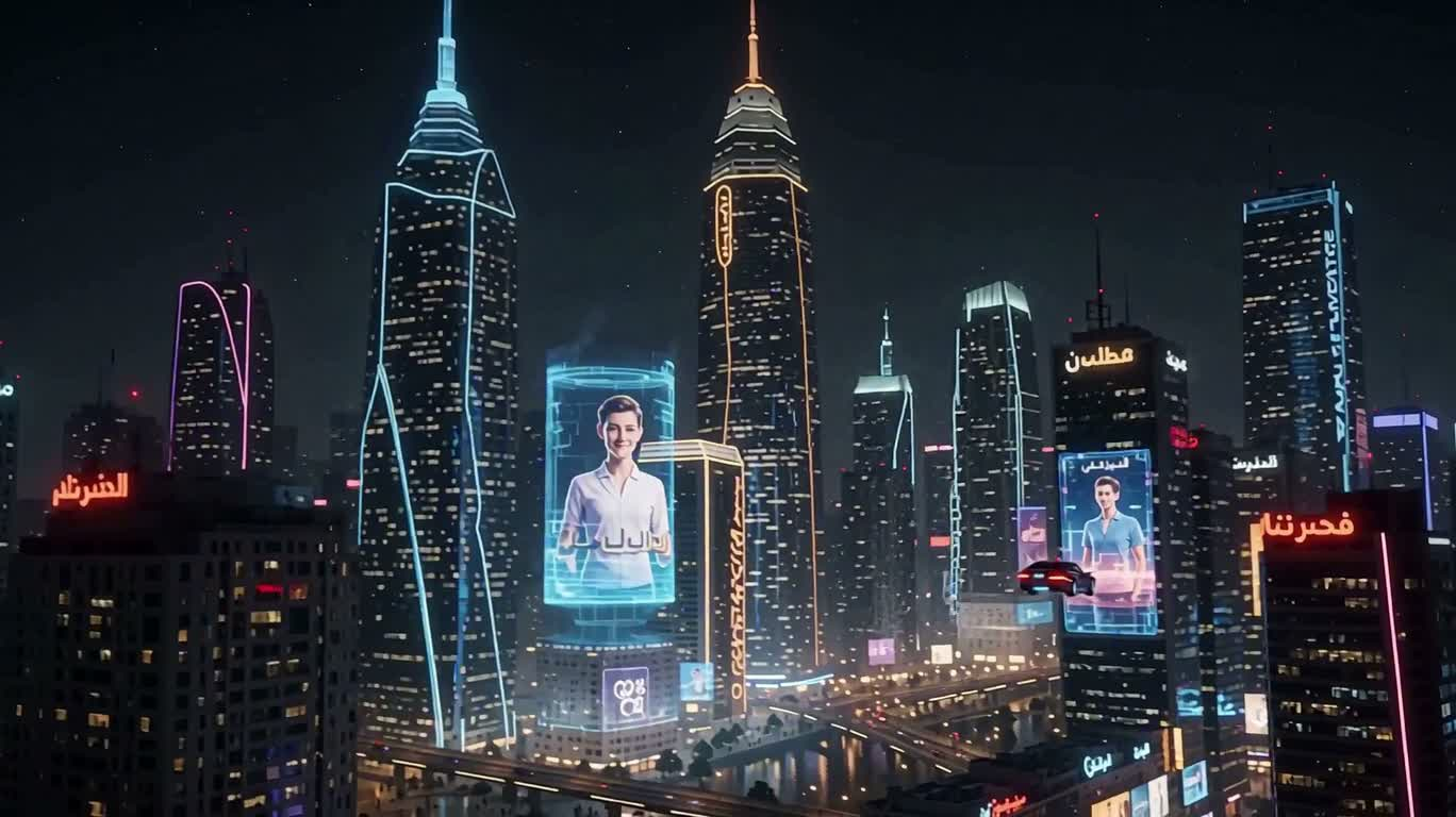 Neon Future City