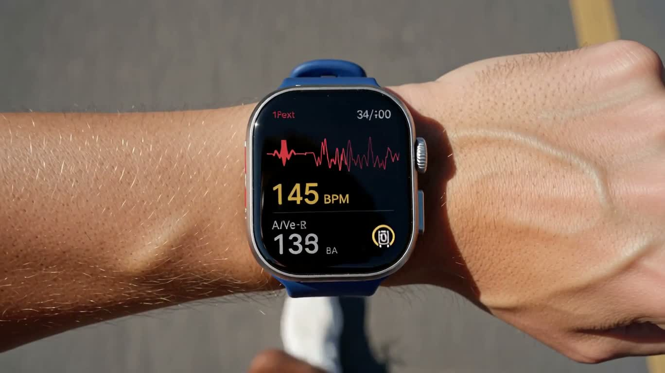 Smartwatch Running Data Spectacle