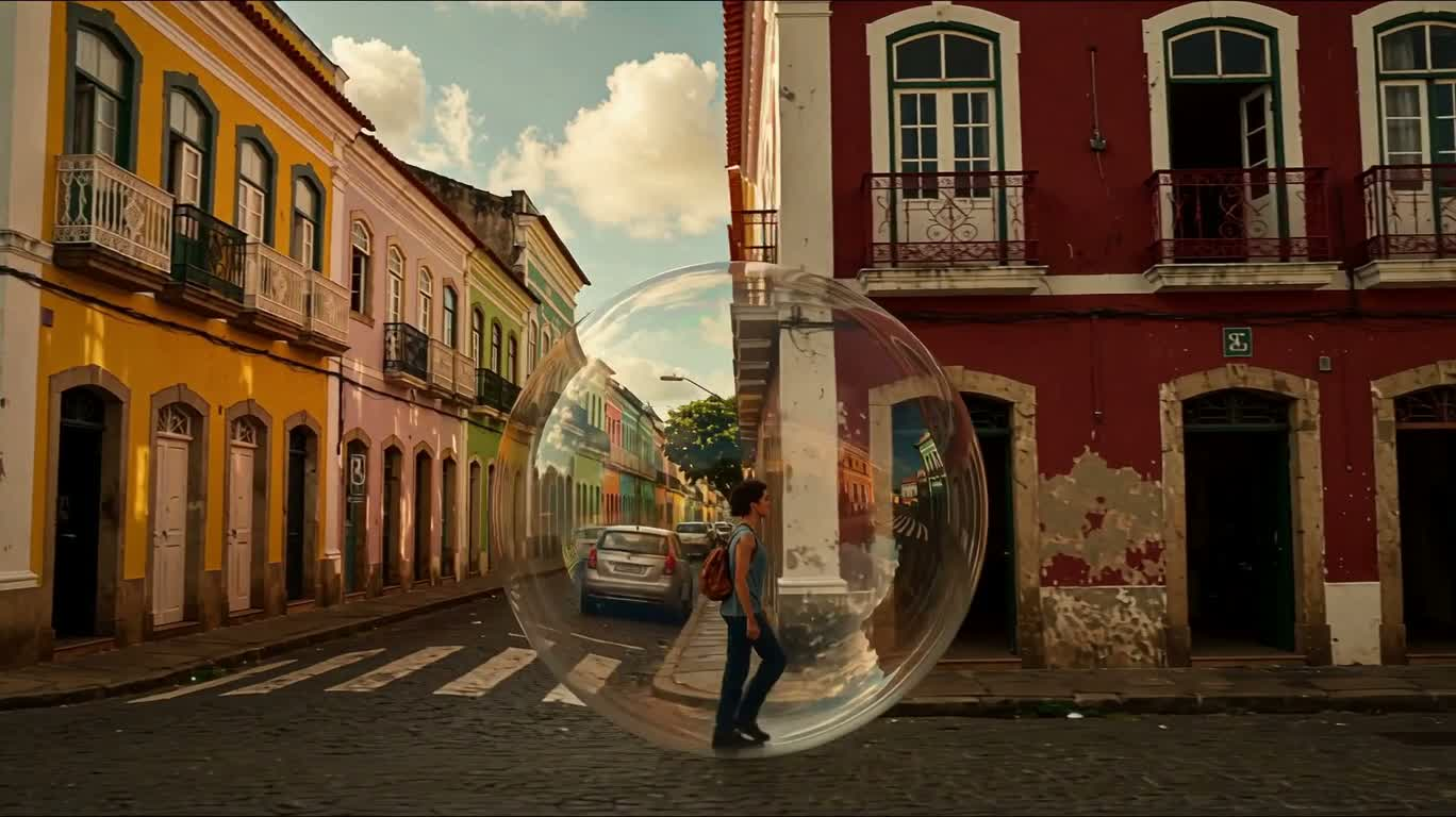 Promenade éternelle aux bulles de Salvador