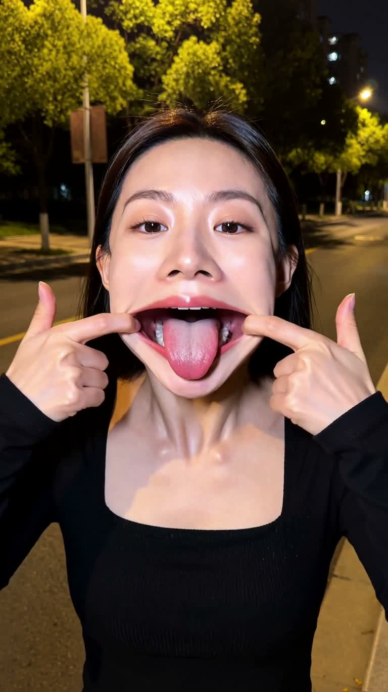 夜街弹簧脸恶作剧