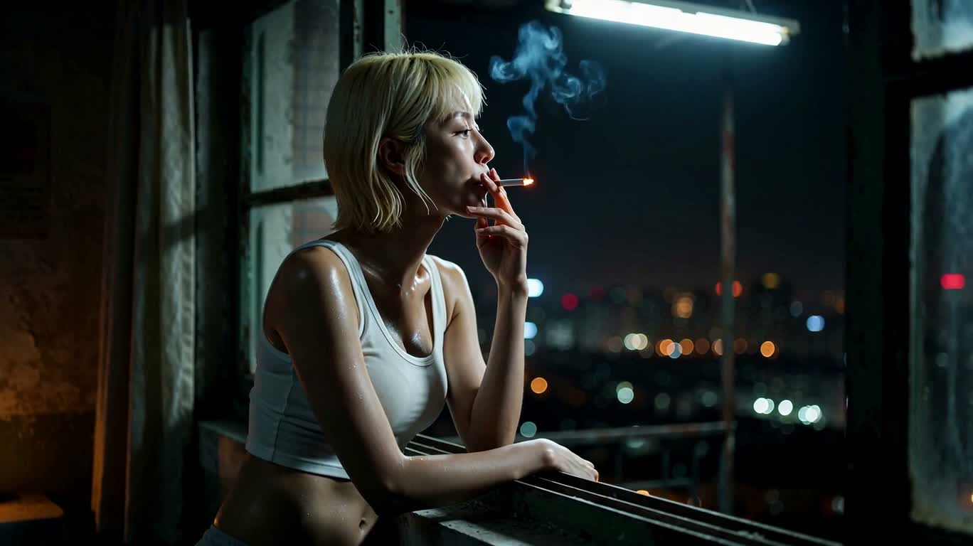 Khói và sự im lặng của đêm dài