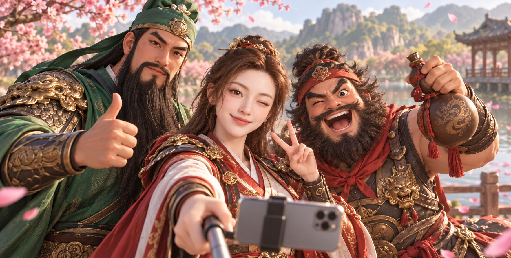 三国人物的奇幻自拍