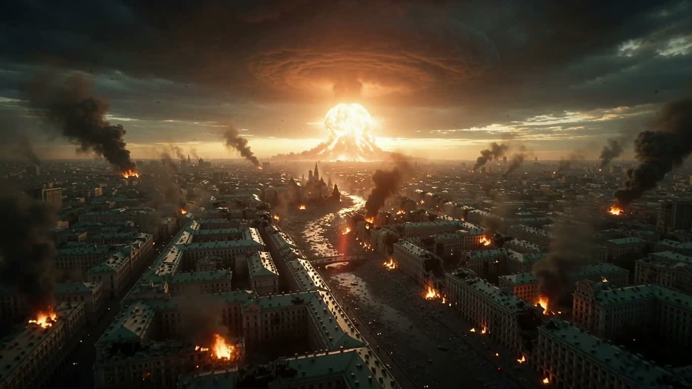 Silent Watch over the Apocalyptic Ruins