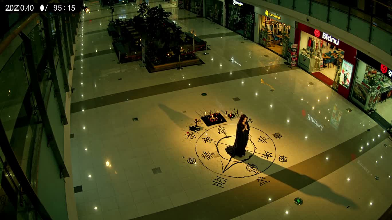 商场监控下的女巫仪式