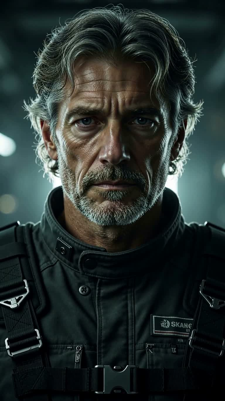 Portrait of a Silver-Haired Space Wanderer
