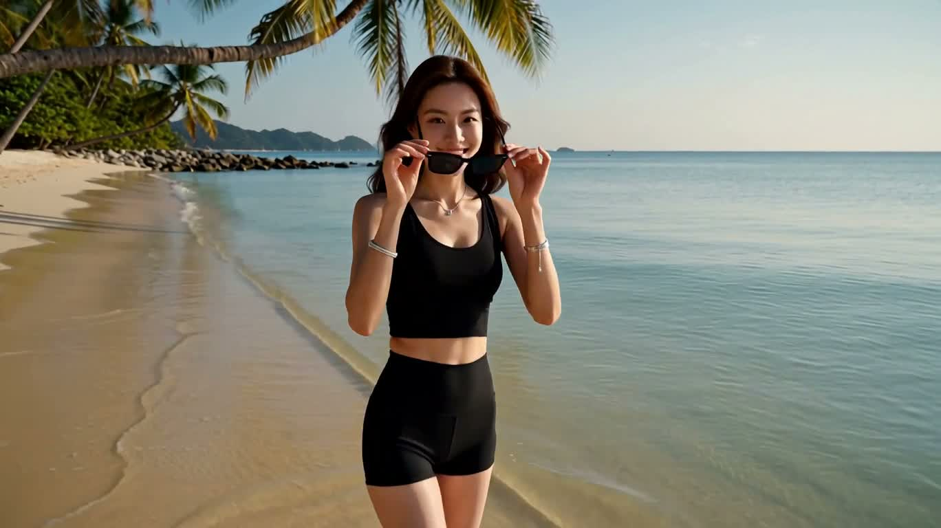 Quảng cáo kính mắt sang trọng Bờ Biển Vàng