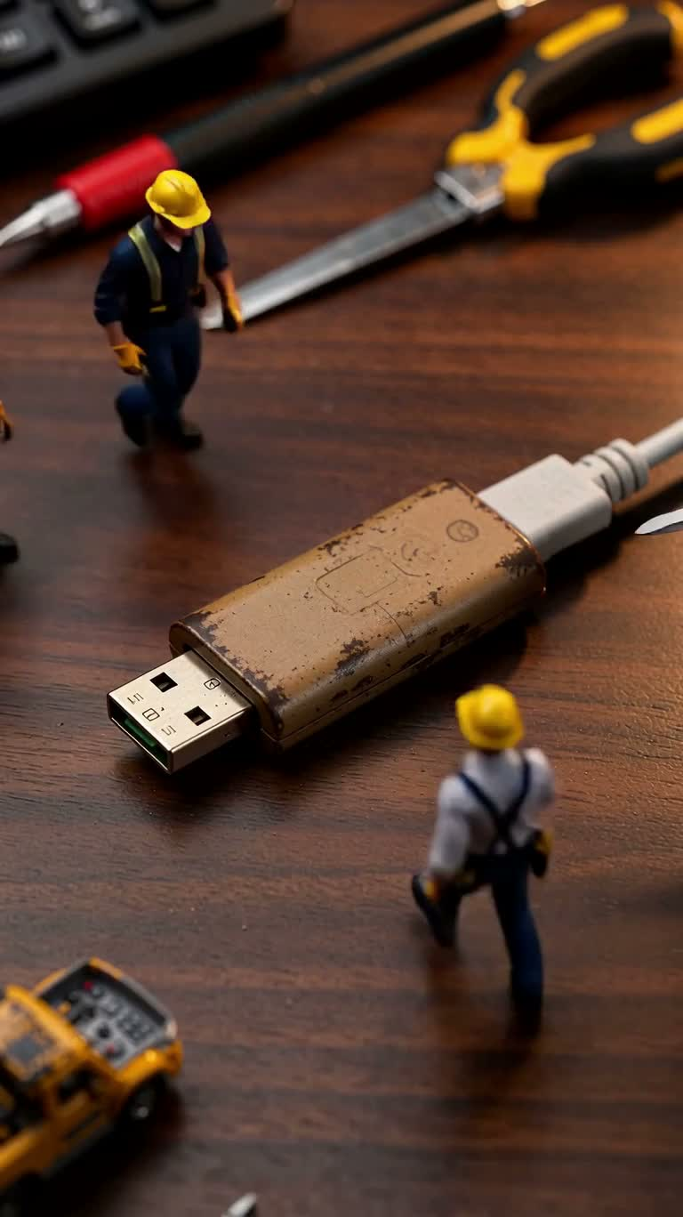 Mini Craftsman Repairing a USB Flash Drive