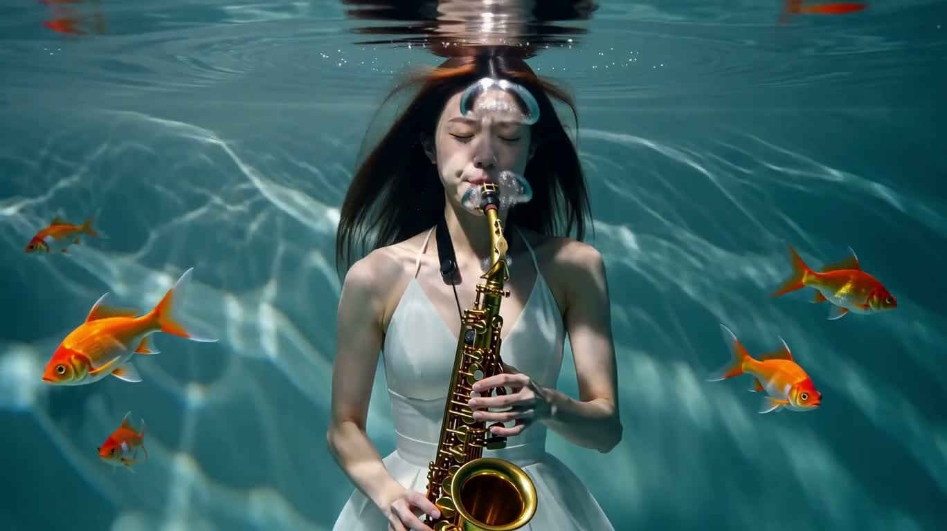 水下萨克斯独奏