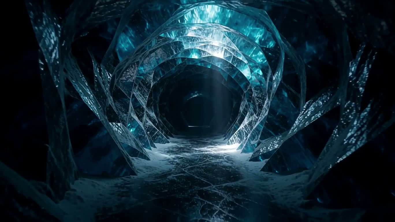 Сердце ледяной кристальной бездны