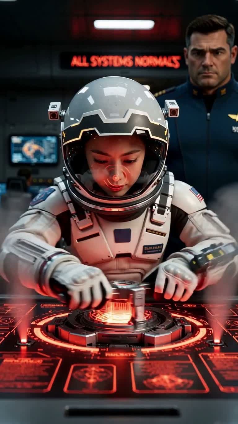 Pip répare la console interstellaire