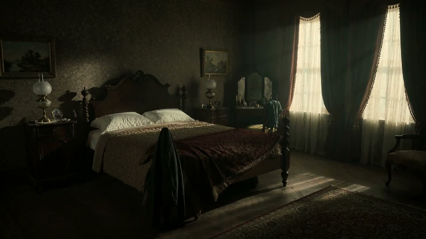 Mains tremblantes sous le lit de poussière