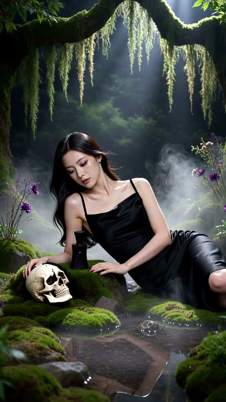 暗夜秘境香氛广告