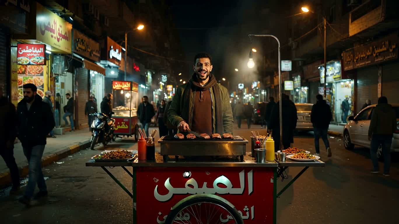 The True Pitch of the Cairo Night Market Liver Cart