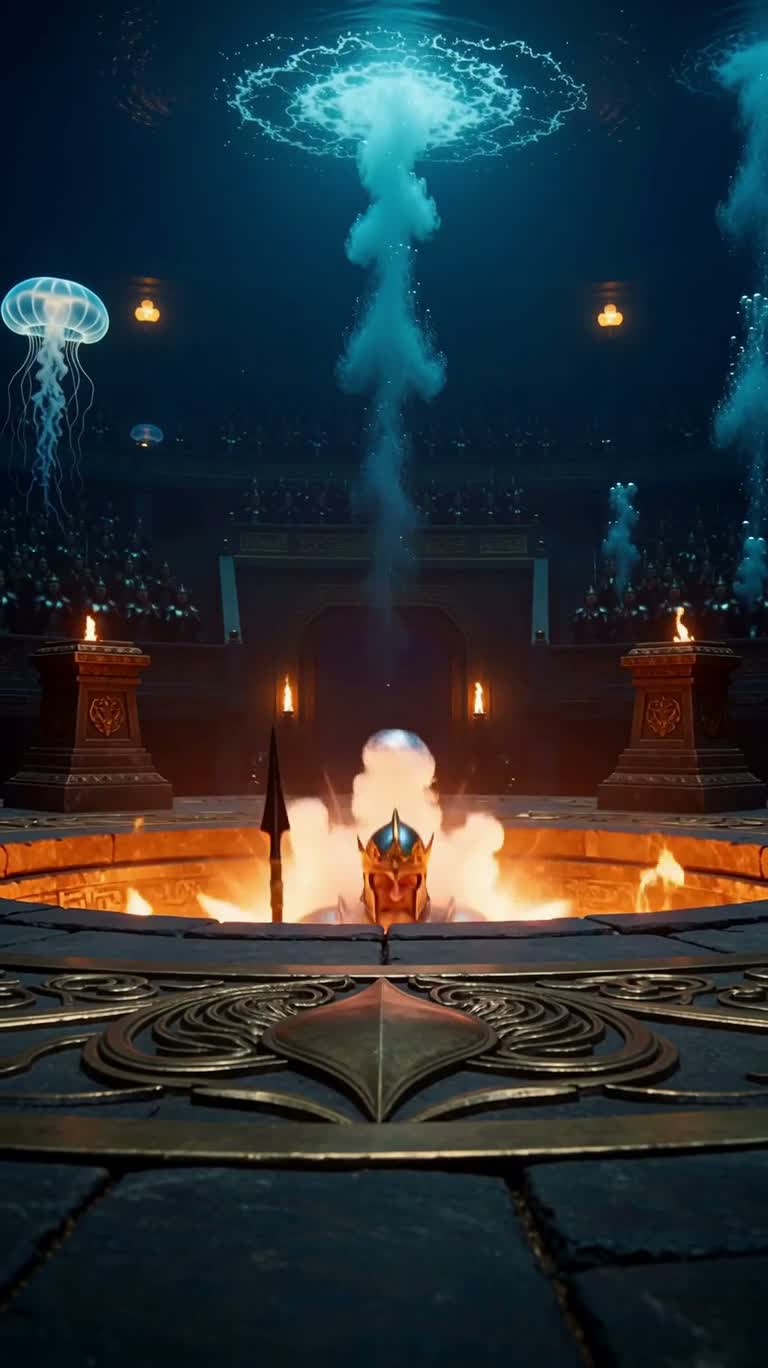 L'ascension du roi de l'arène des abysses — AI video creation