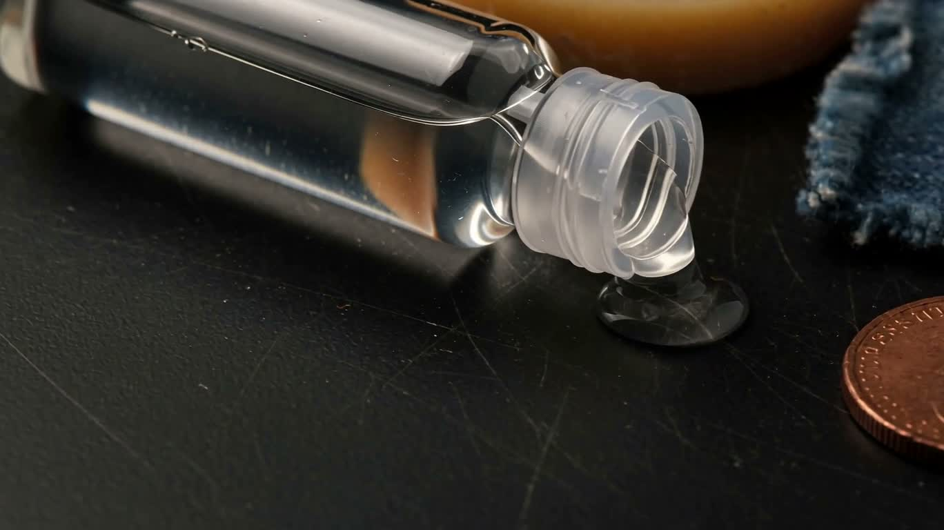 Microtexture of Glycerin and Relics