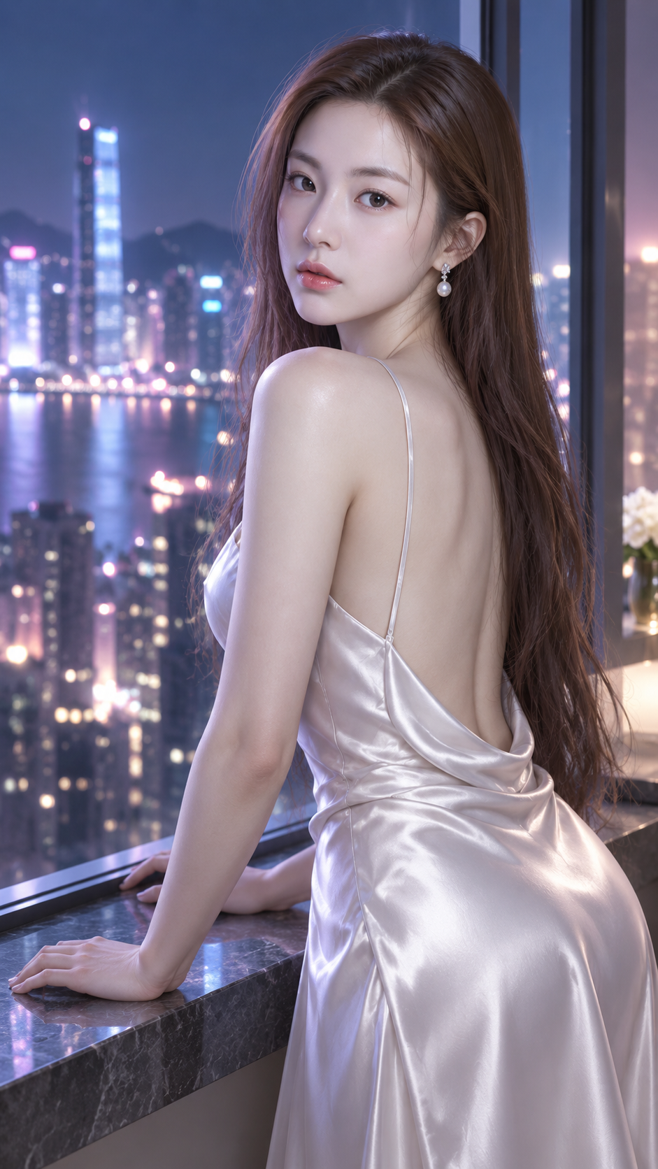 幻想系都市霓虹成年女性3D人像