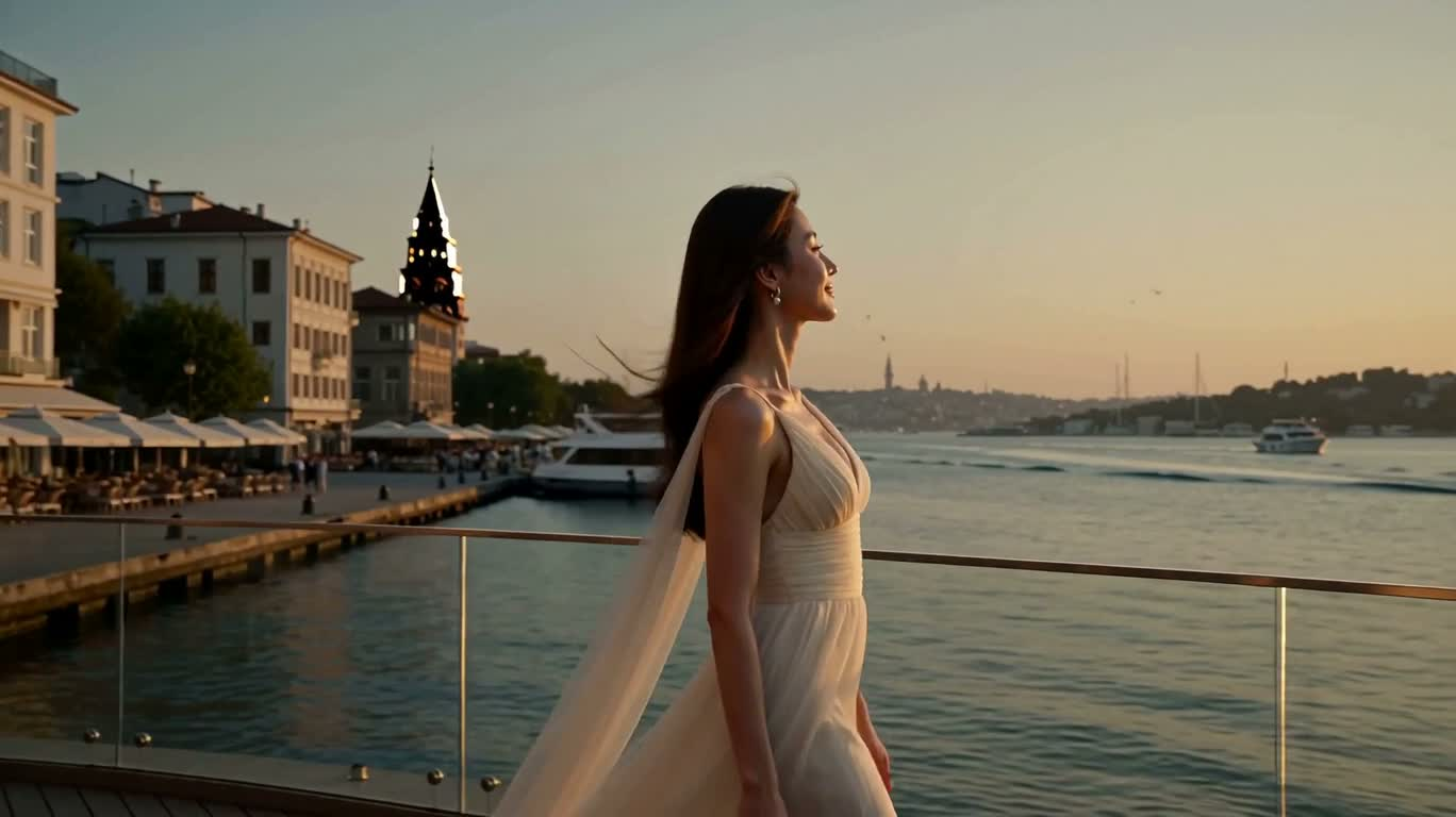 Golden Hour on the Istanbul Waterfront