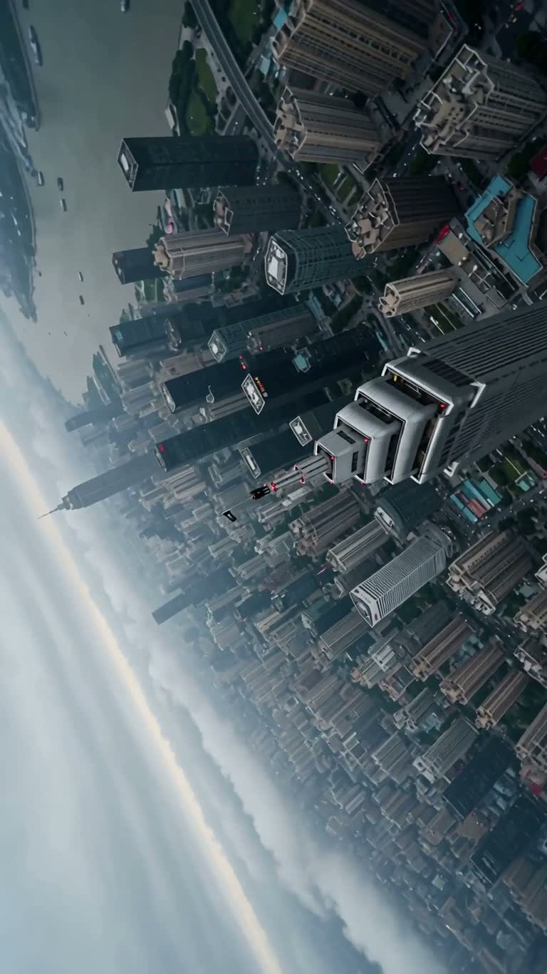 雾城尖塔空中一吻