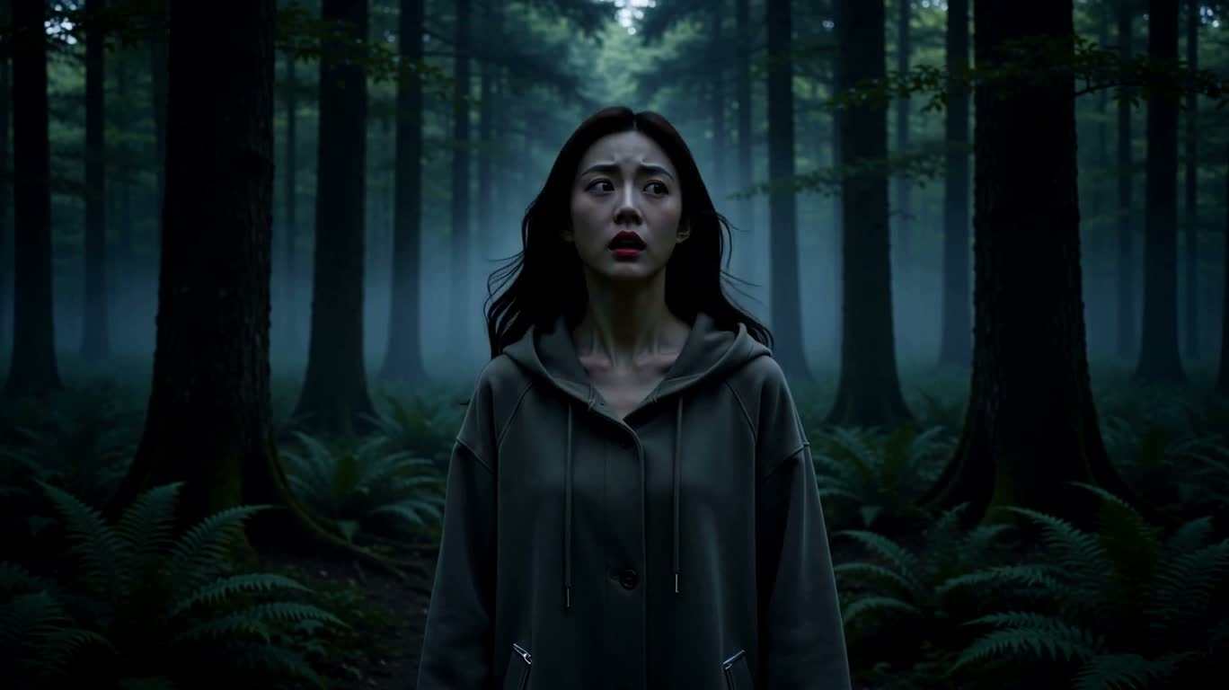 迷失森林中的魔法蝴蝶