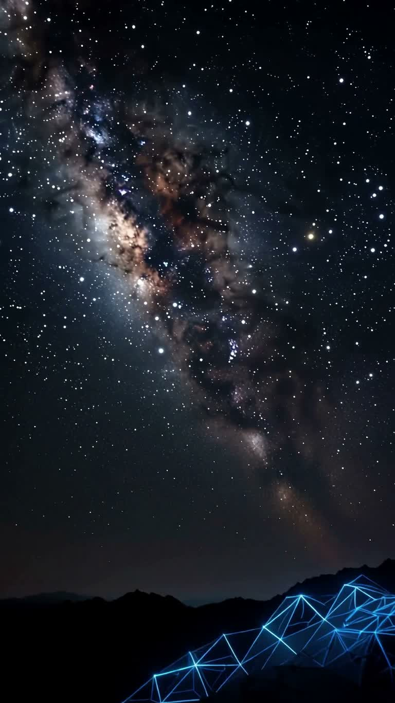 星夜能量山巅