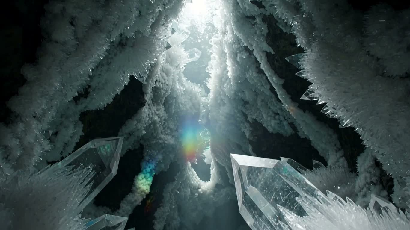 水晶洞穴彩虹池