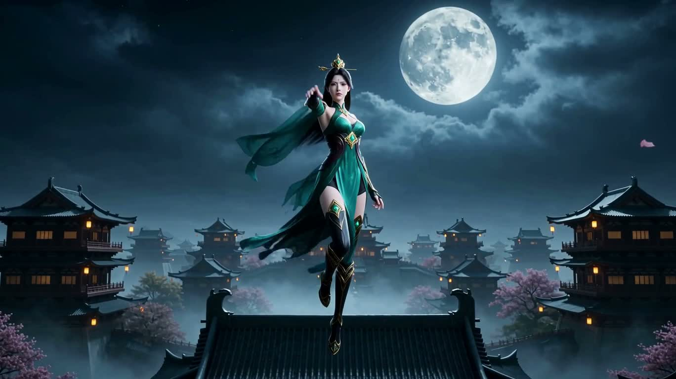月下碧刃除魔
