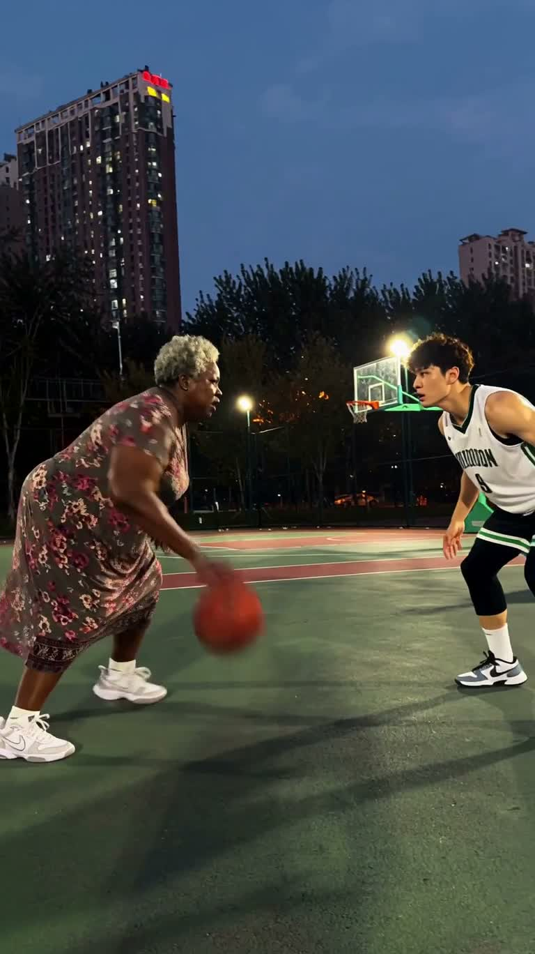 Twilight Court Comeback Dunk — AI video creation