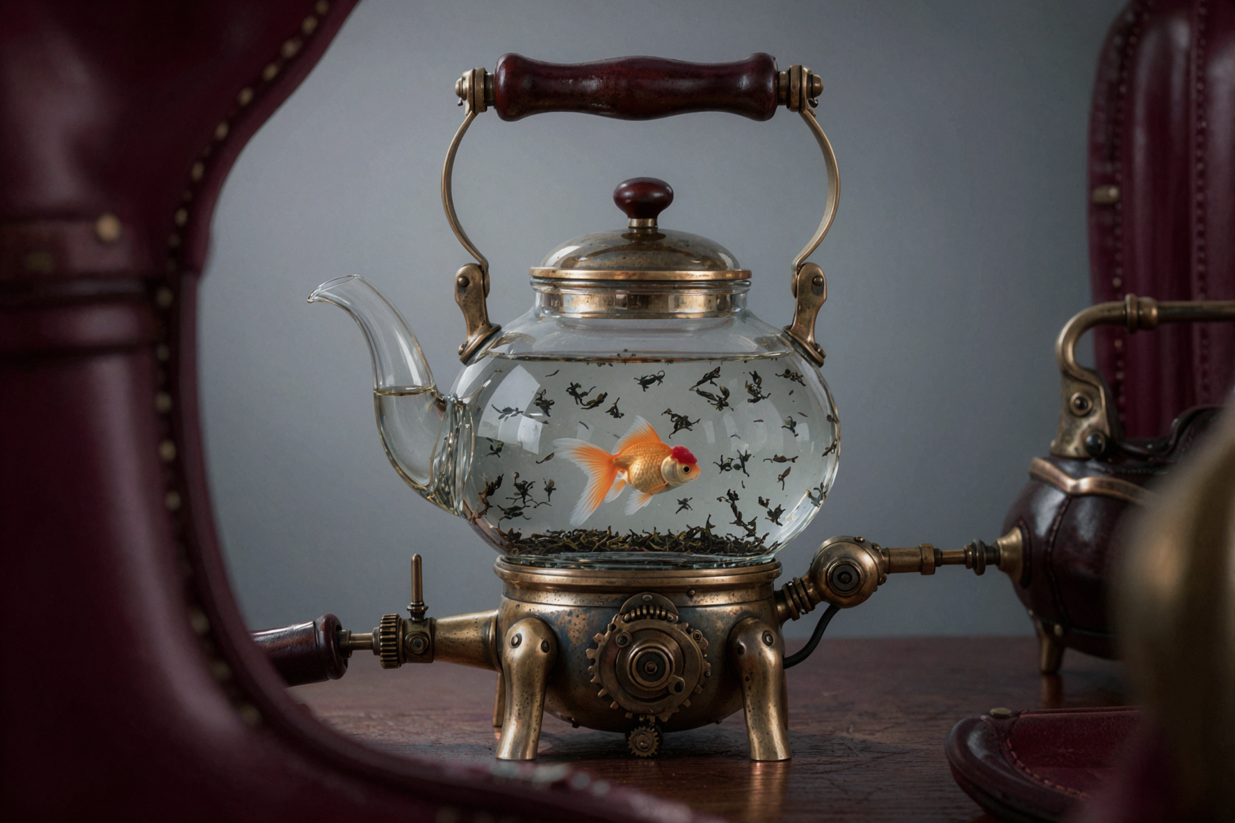 金鱼玻璃茶壶 · 蒸汽朋克