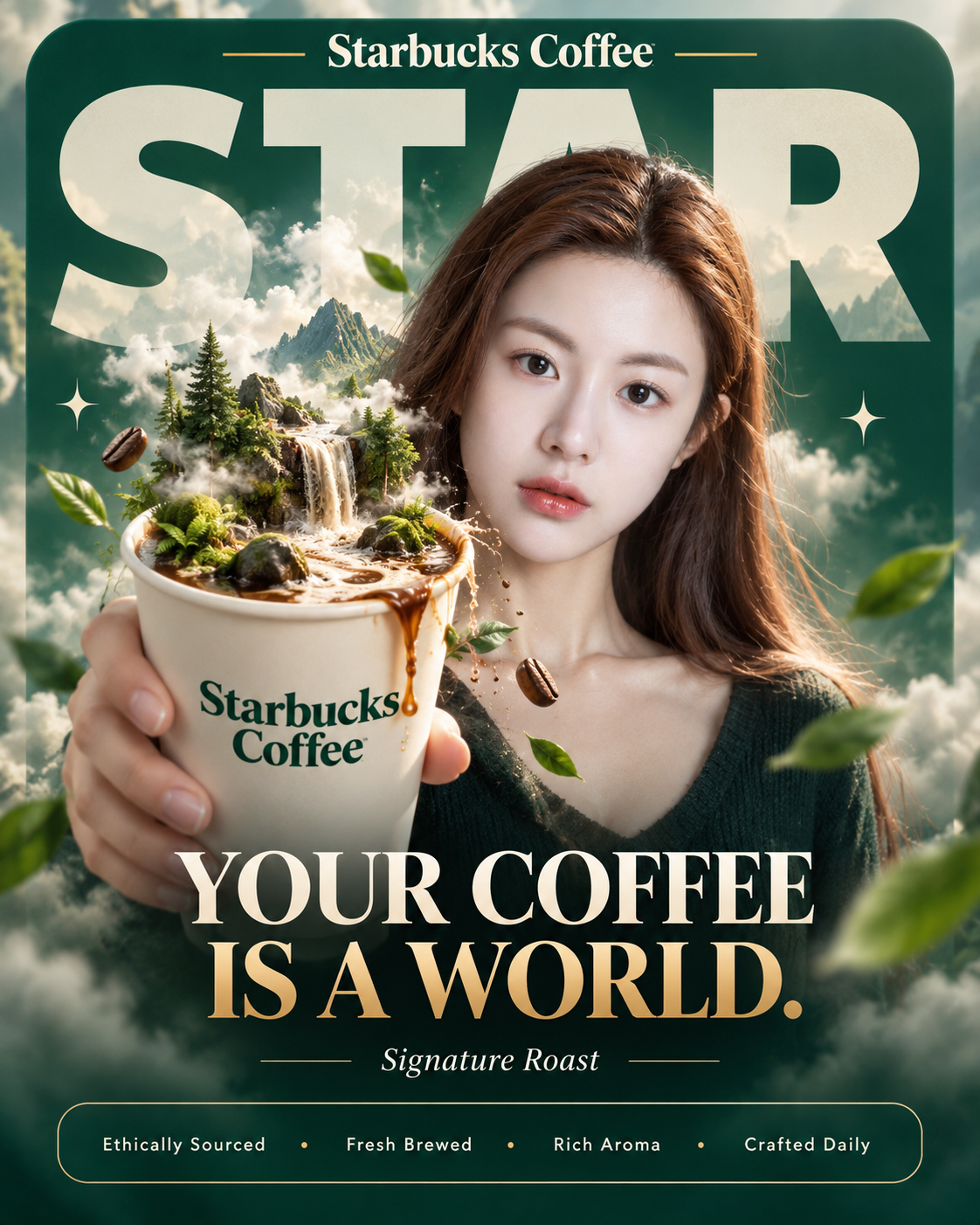 咖啡海报的创意与设计