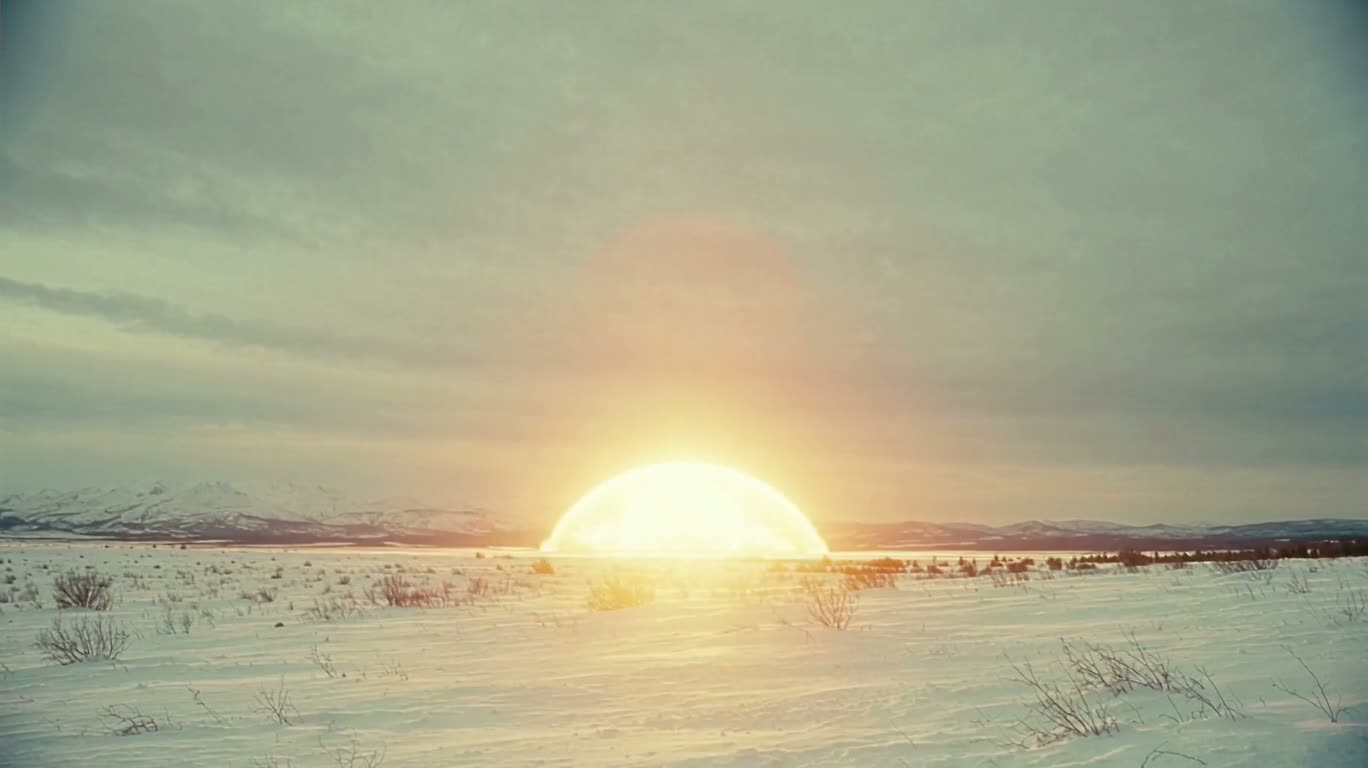 Mushroom Cloud over the Snowfield