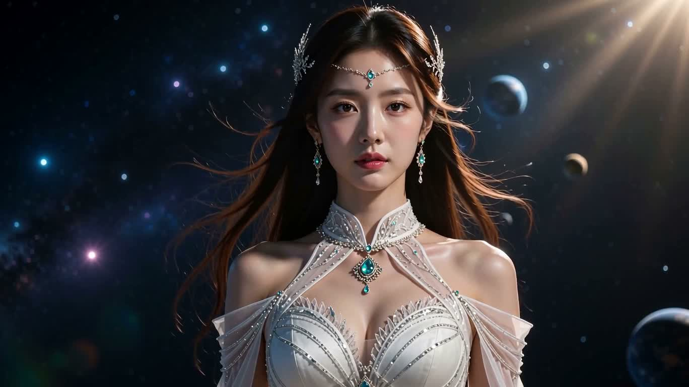 별의 공주의 애니메 빛과 그림자 초상