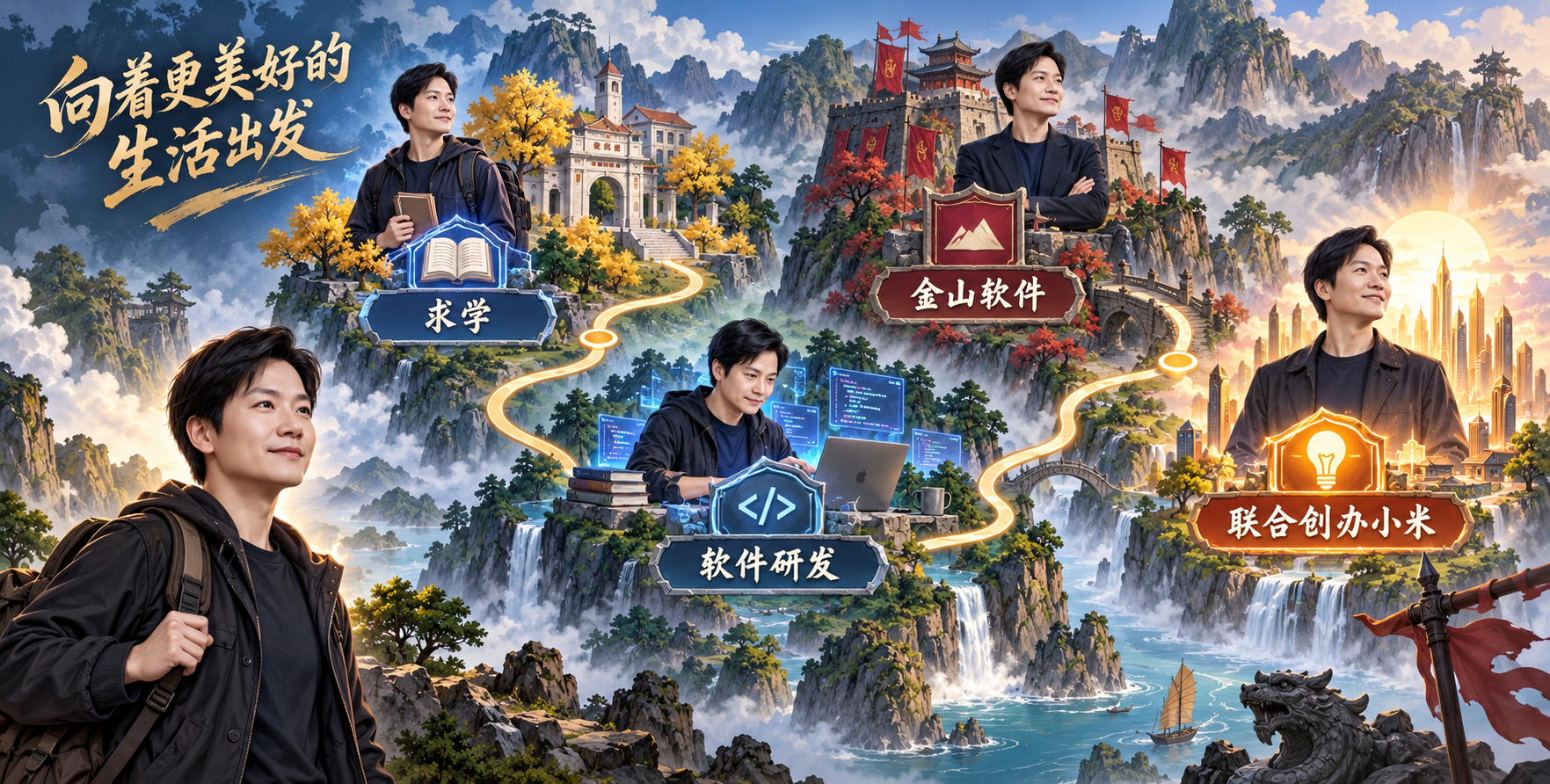 王者主题的雷军职业地图