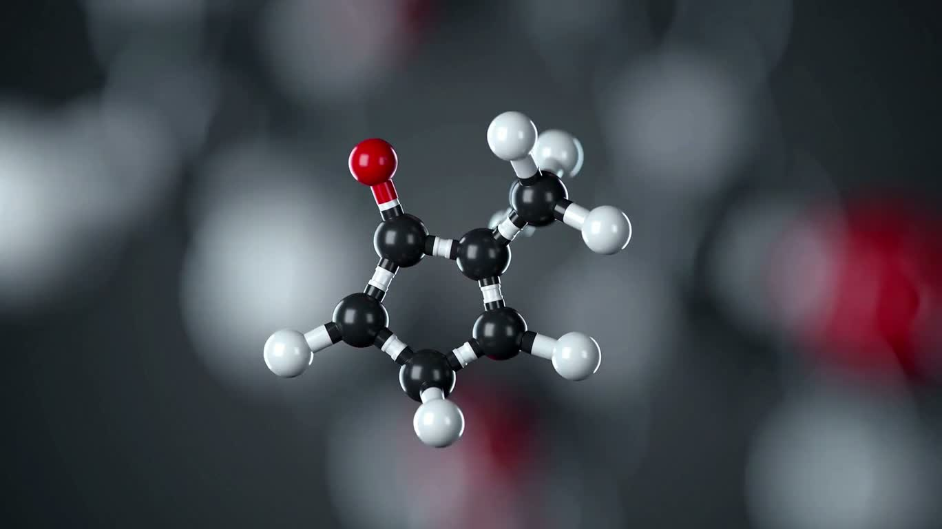 Molécules thermiques et bokeh tourbillonnant